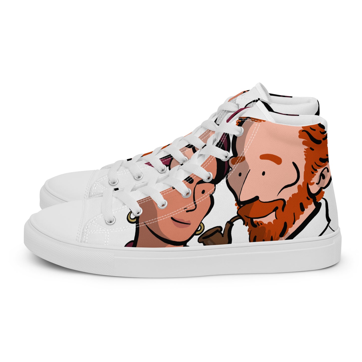 Men’s high top canvas shoes