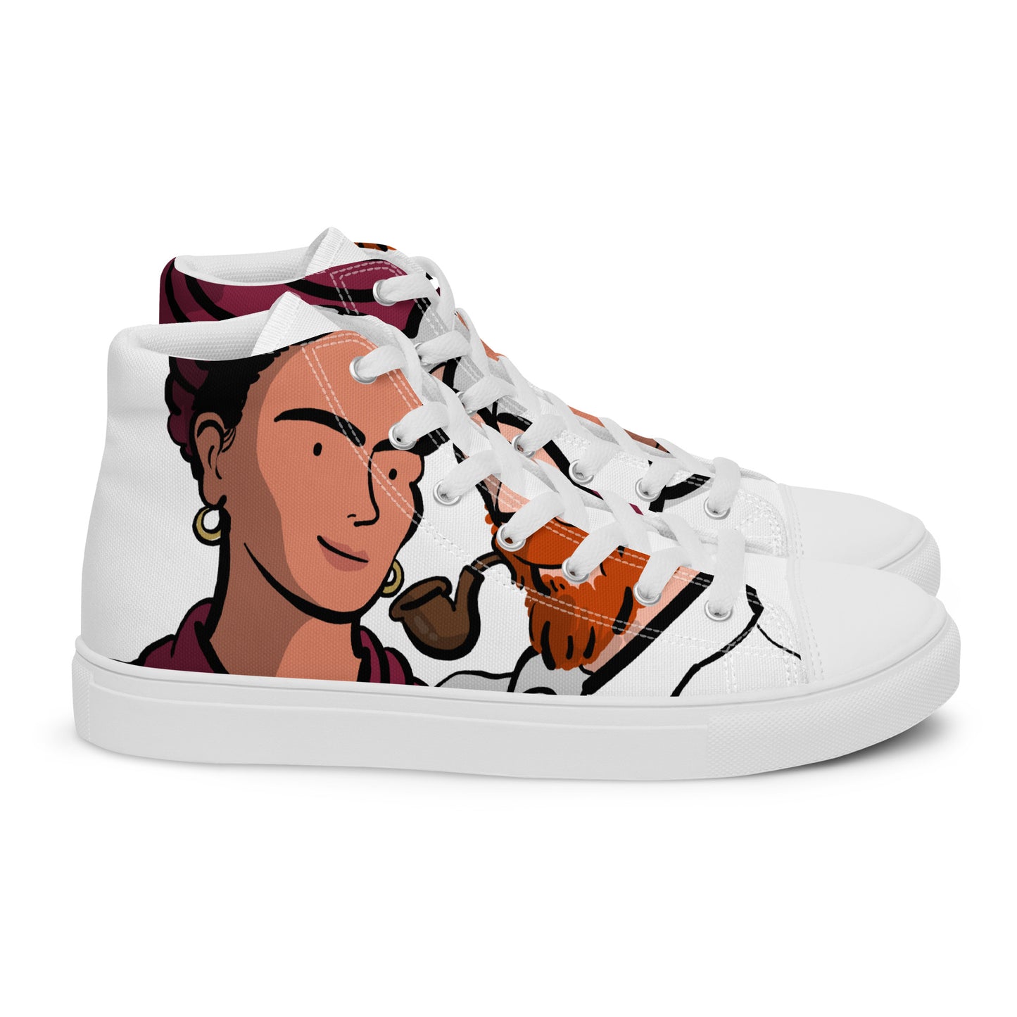 Men’s high top canvas shoes