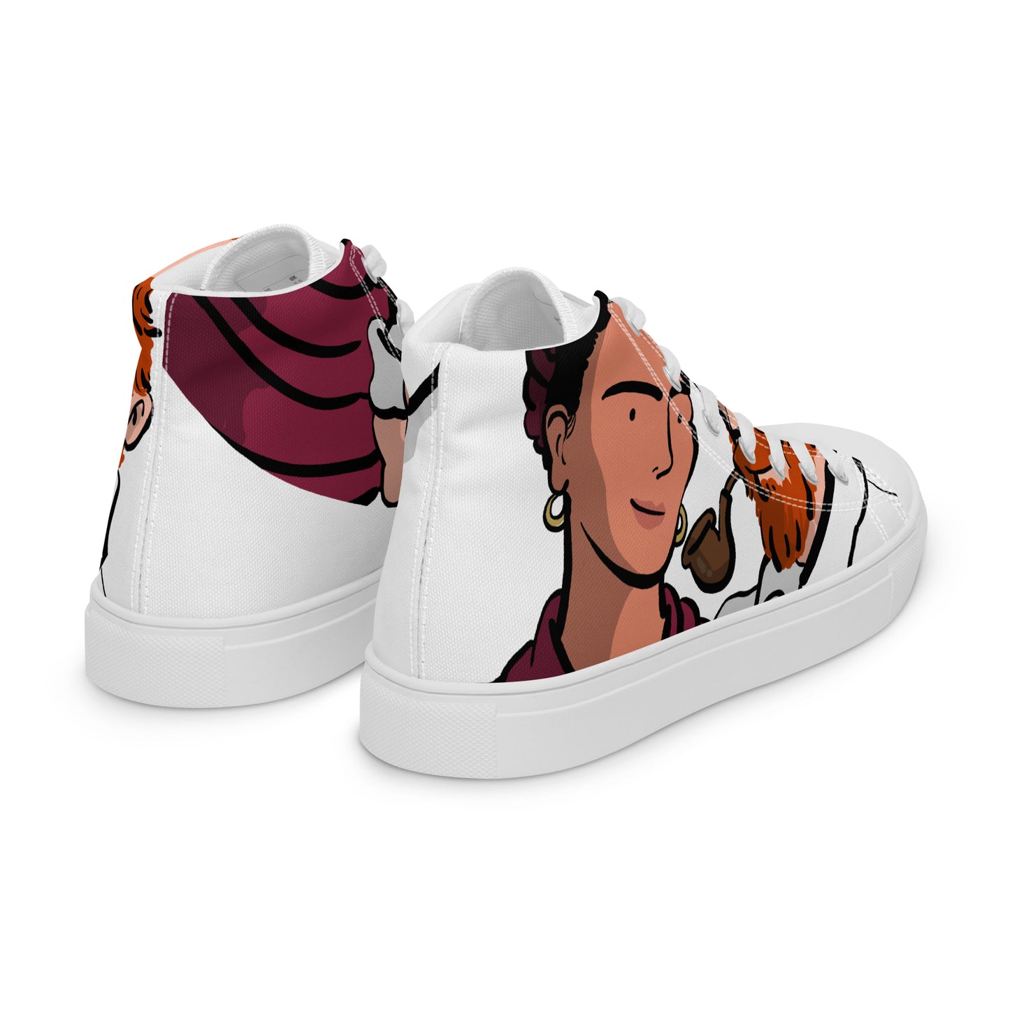 Men’s high top canvas shoes