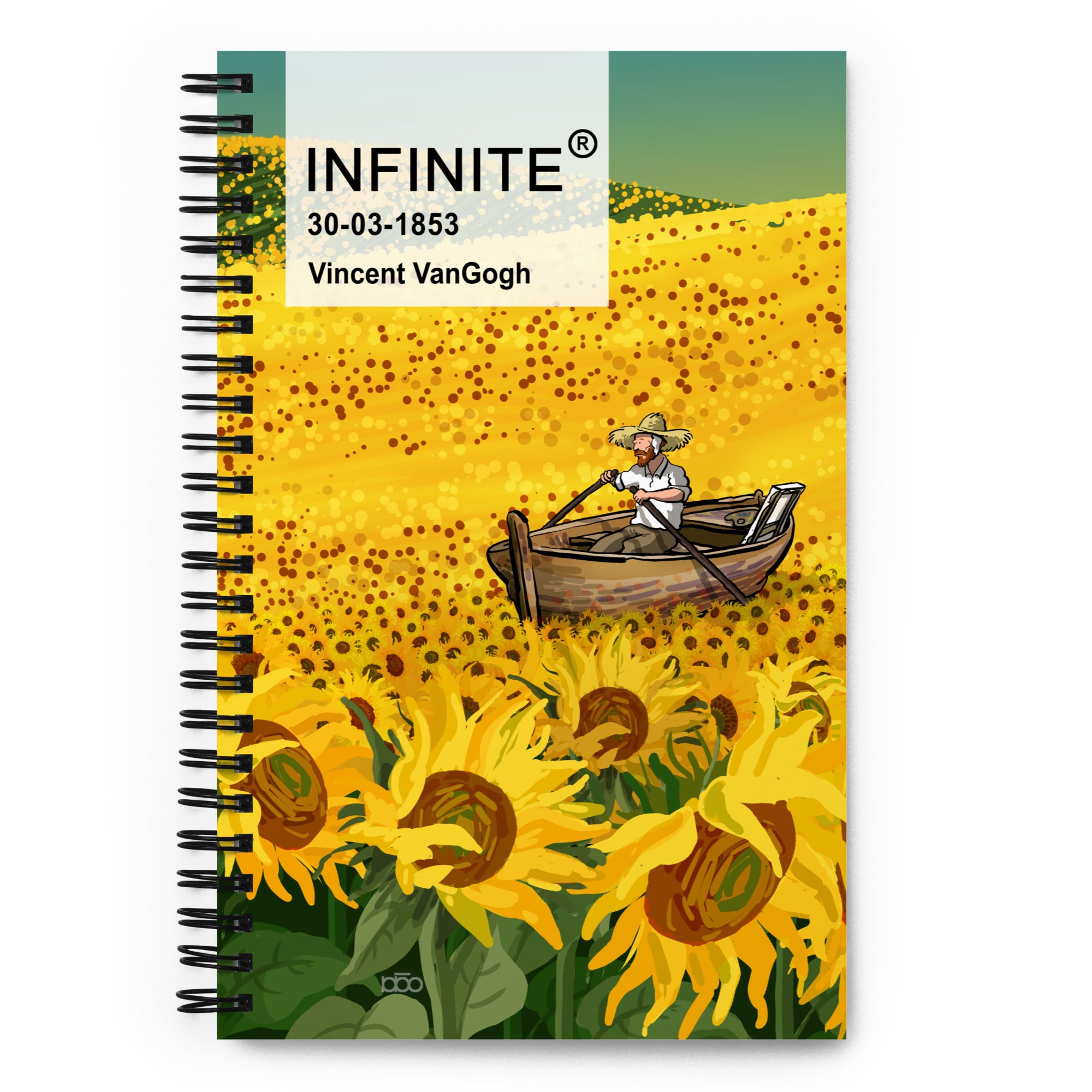 Infinite Sunflower Notebook