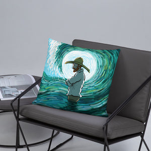 Dreaming under the wave Pillow