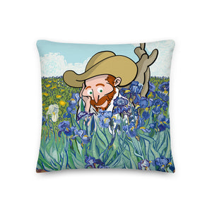 picking Iris (Premium Pillow)