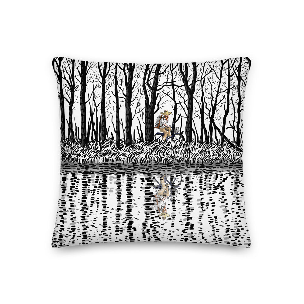 cycling the Rhine (Premium Pillow)