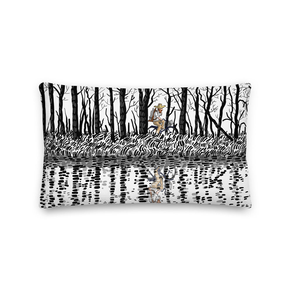 cycling the Rhine (Premium Pillow)