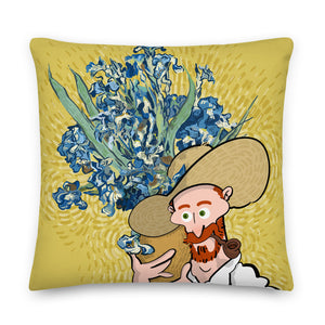 pot of Iris (Premium Pillow)
