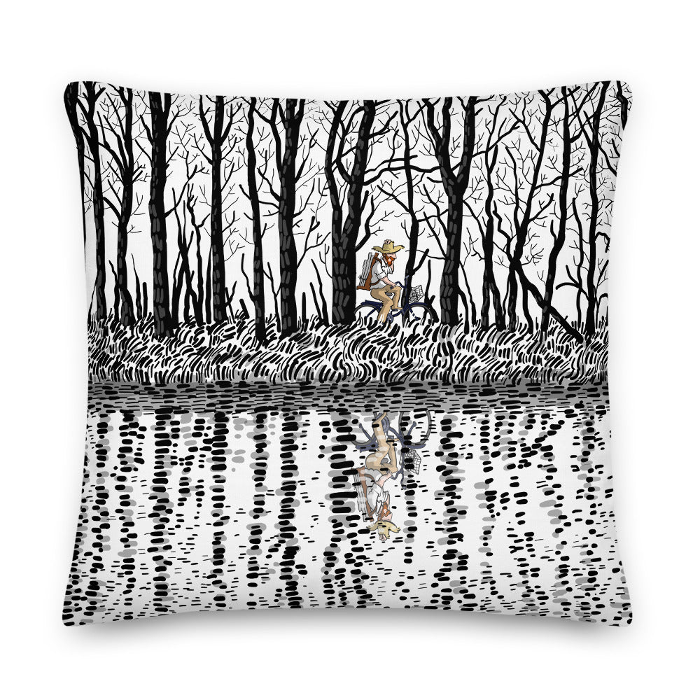 cycling the Rhine (Premium Pillow)