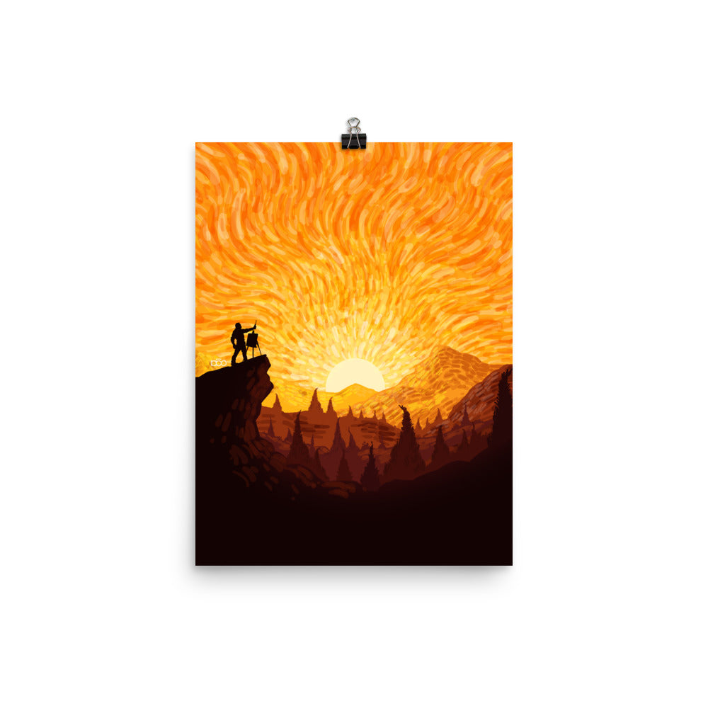 Mountain sunrise