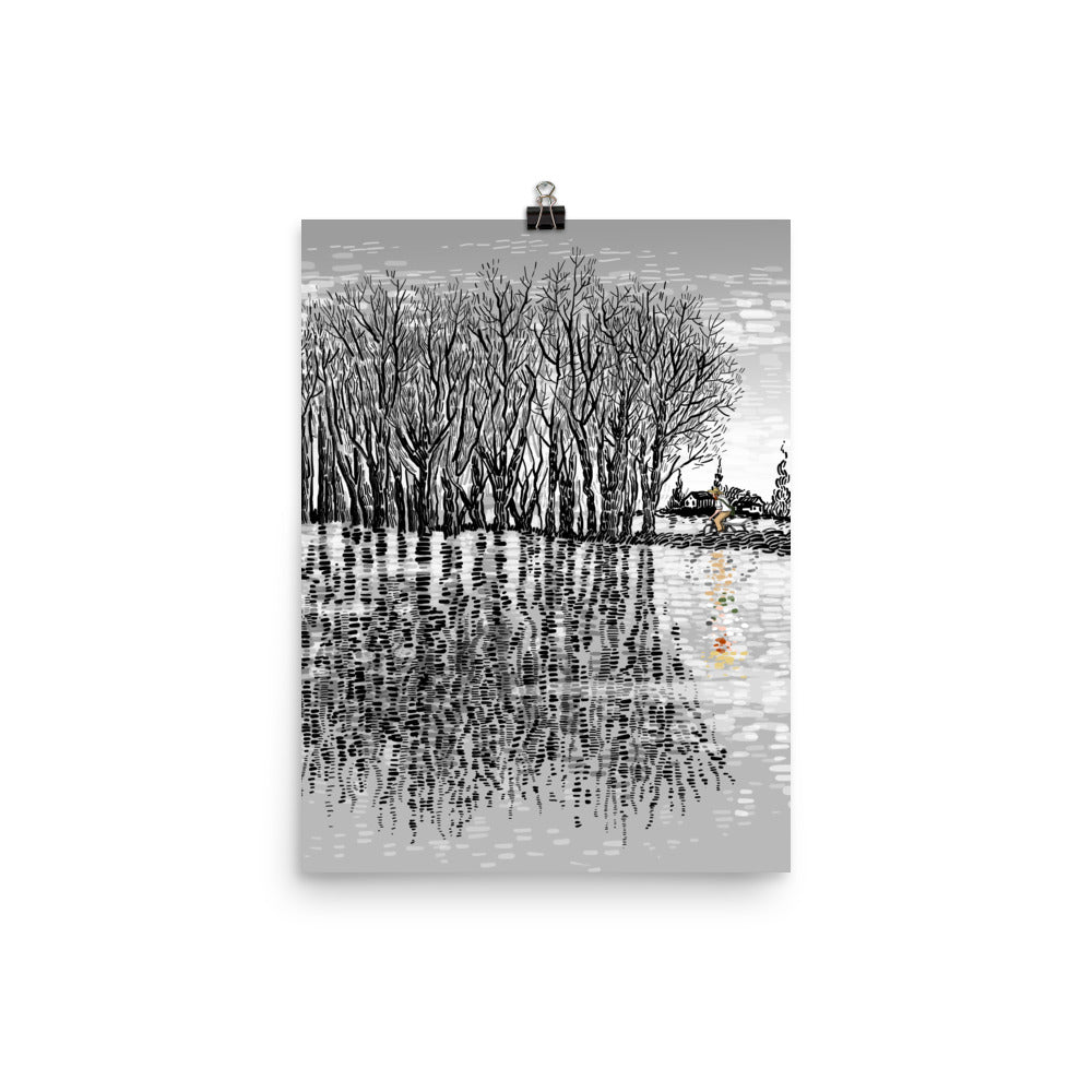 Water reflection