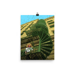 Load image into Gallery viewer, Green Spiral Staircase
