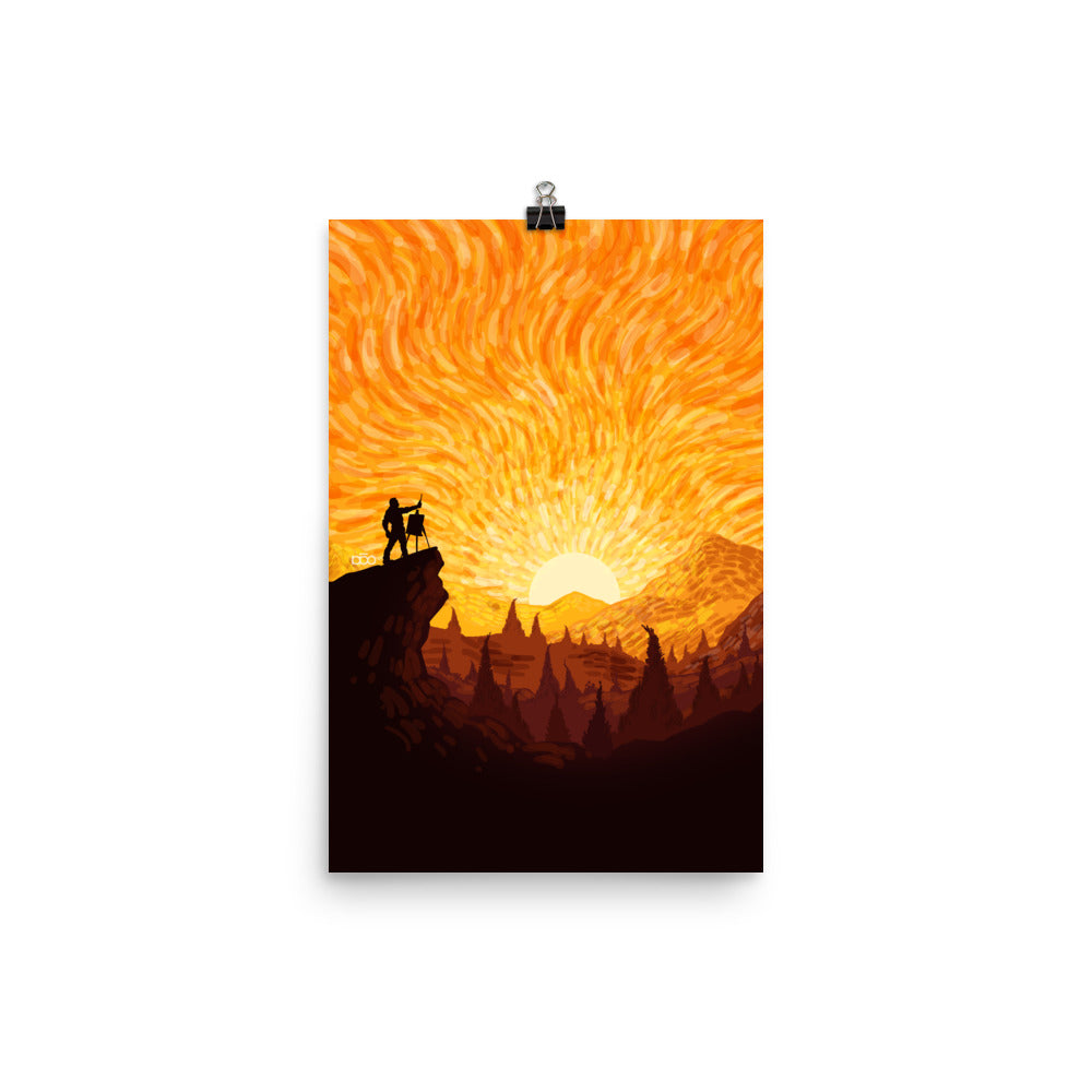 Mountain sunrise