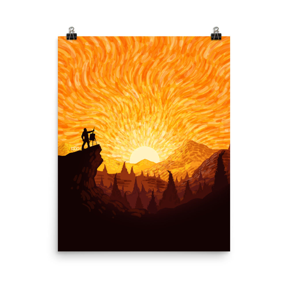 Mountain sunrise