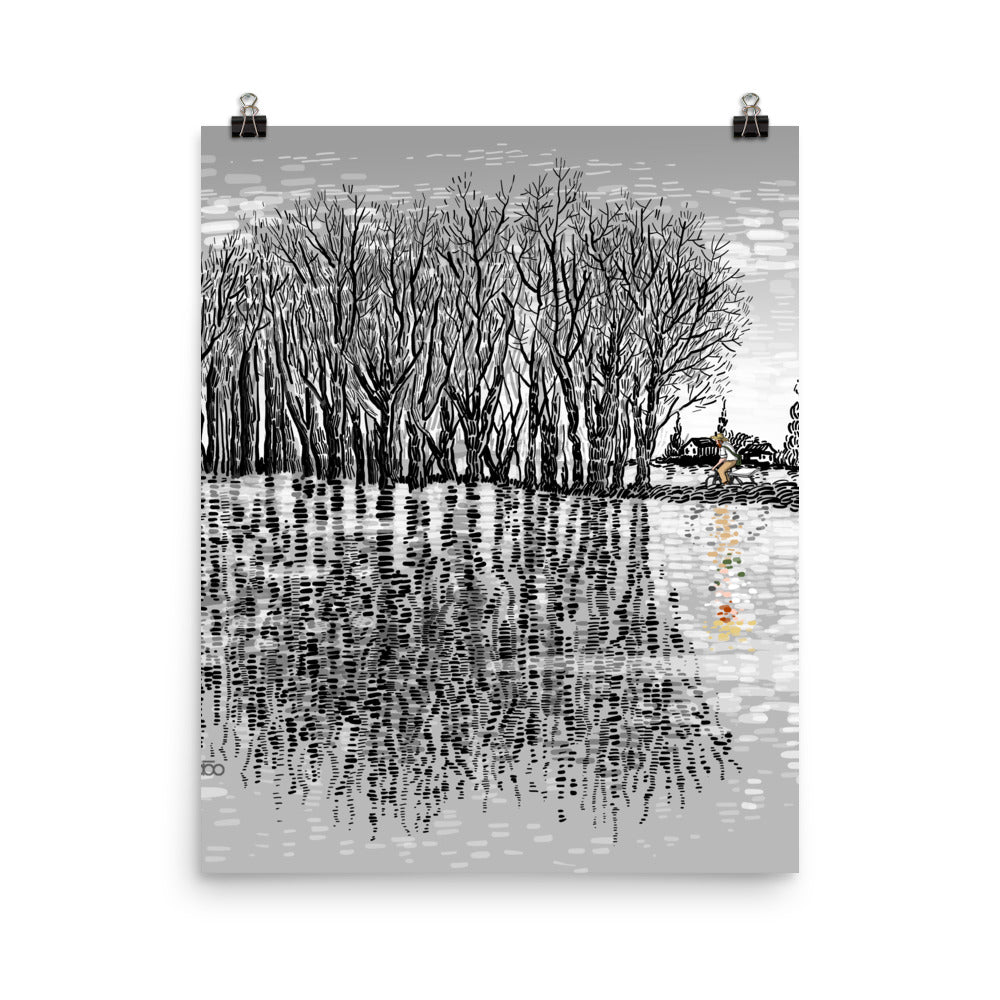 Water reflection