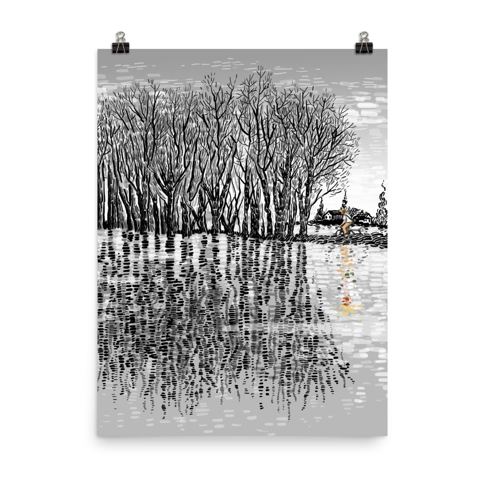 Water reflection