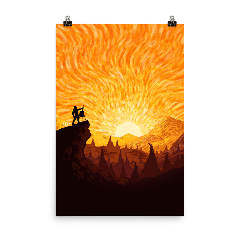 Mountain sunrise