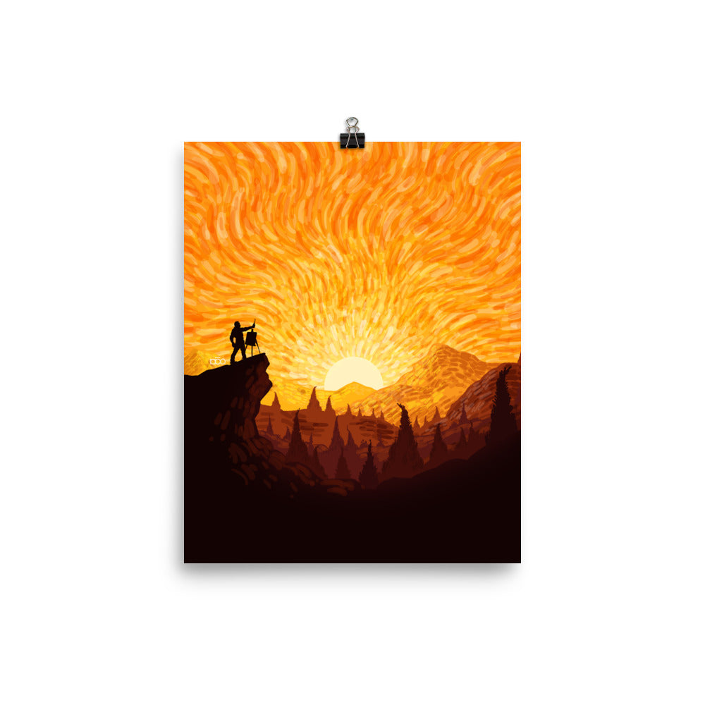 Mountain sunrise