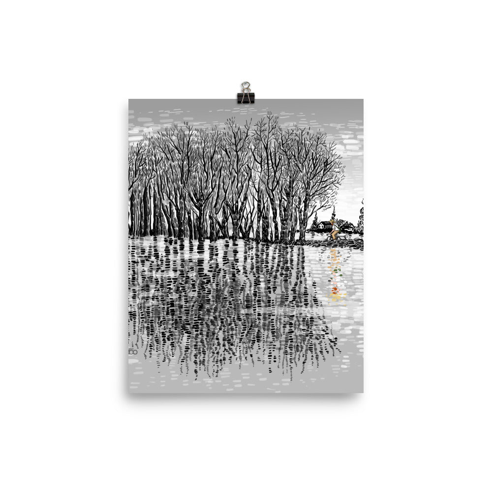 Water reflection