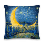 Load image into Gallery viewer, Moon in the lake - Premium Pillow

