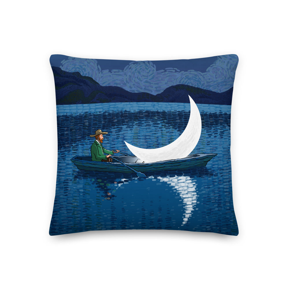 The wandering man  -  Premium Pillow