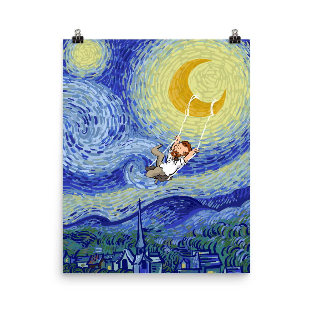 Swing on the moon