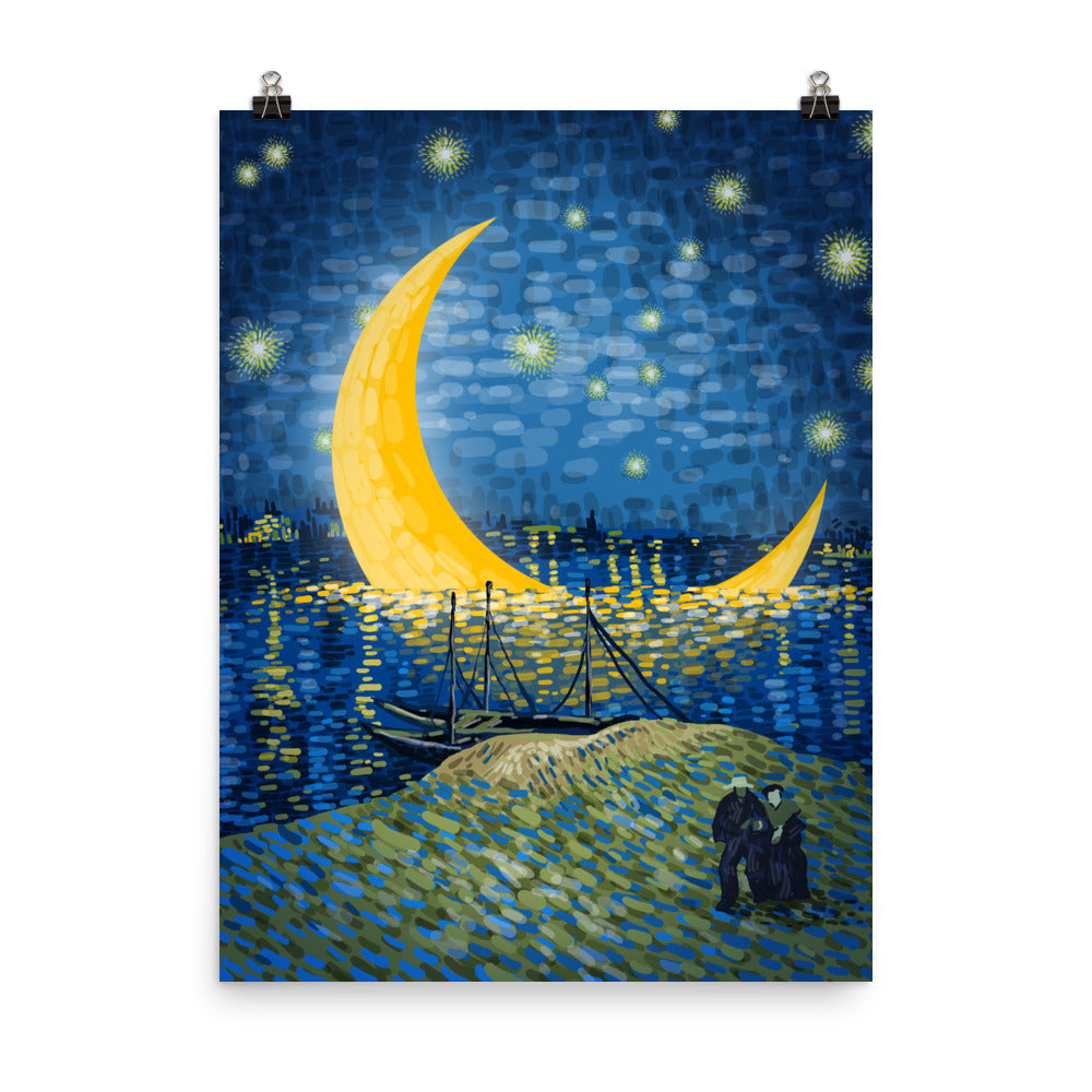 The Moon - Photo paper poster