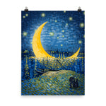 Load image into Gallery viewer, The Moon - Photo paper poster
