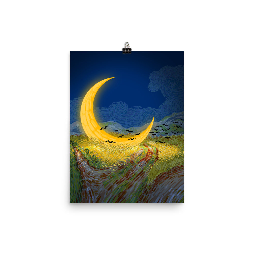 Moon in the last night