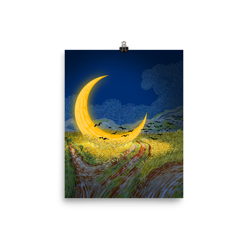 Moon in the last night