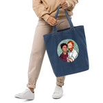 Load image into Gallery viewer, Organic Denim Valentine Bag
